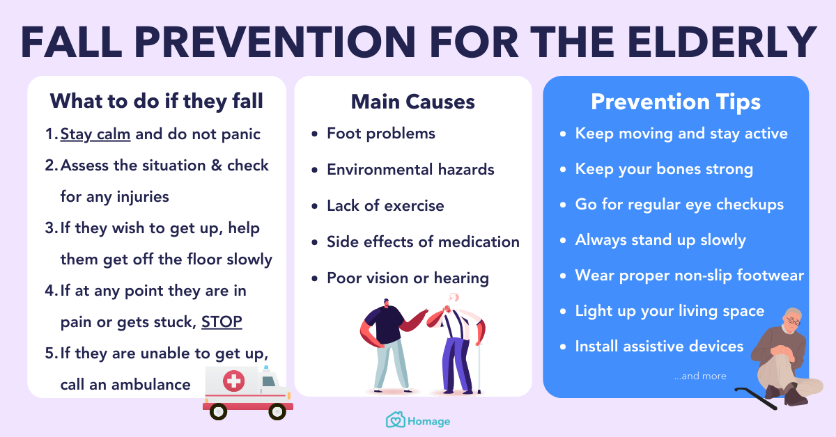 Fall Prevention: 10 Tips & Programs For Elderly - Homage