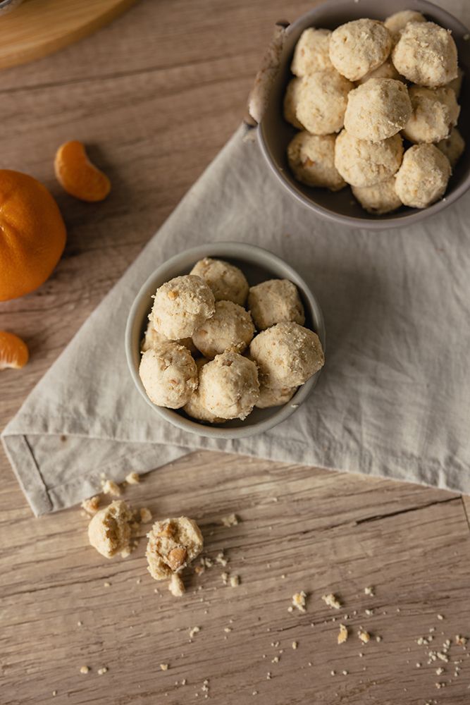 Delcie's Melting White Almond Cookies for Chinese new year goodies