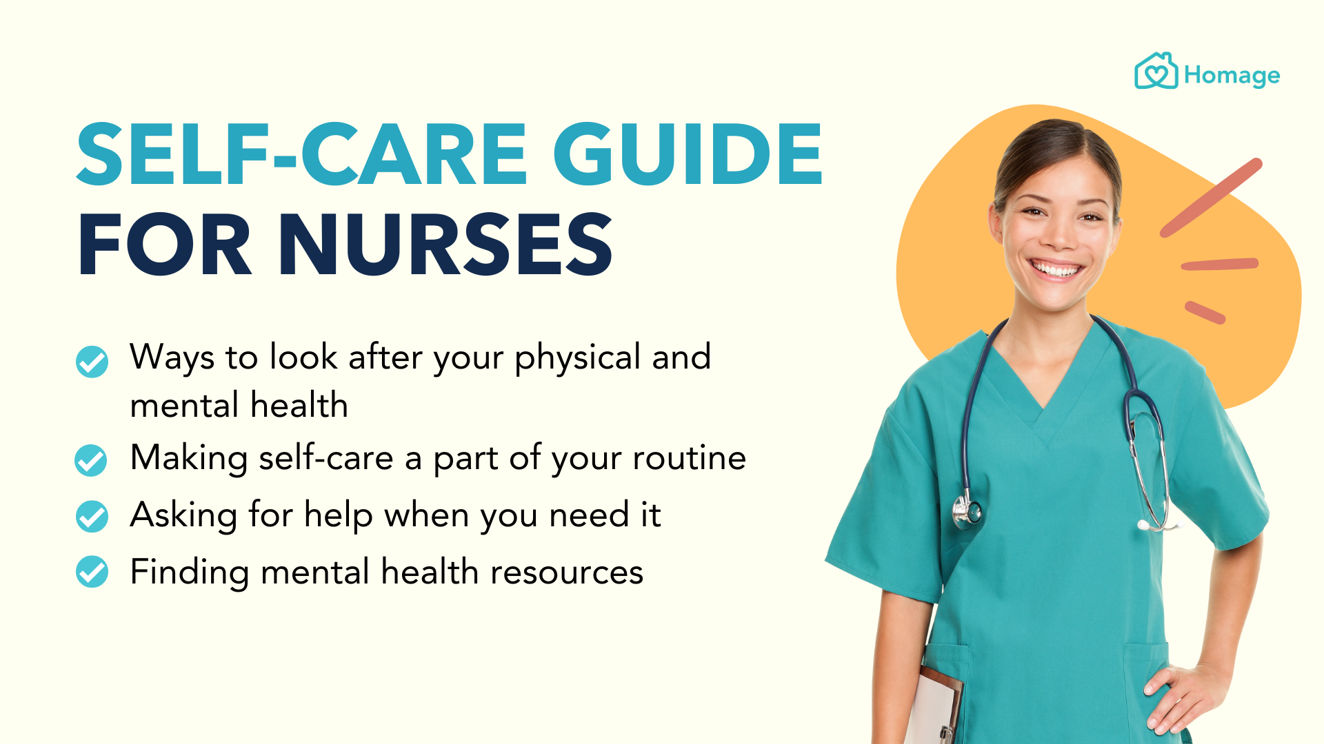 Self-care tips for nurses and healthcare workers
